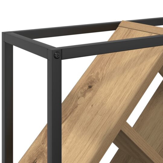 868224 8 Raft pentru vin stejar artizanal 51 x 18 x 52.5 cm 868224 8