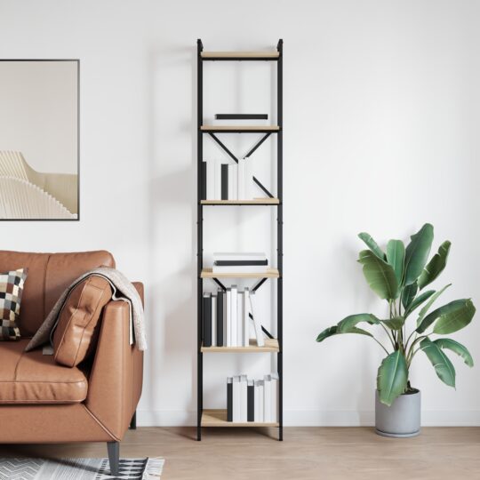 Bibliotecă Stejar sonoma 40 x 30 x 188 cm Lemn compozit