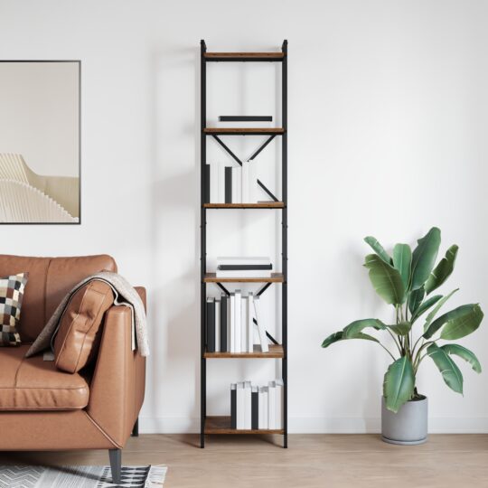 Bibliotecă Lemn vechi 40 x 30 x 188 cm Lemn compozit