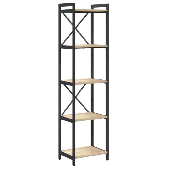 Alternative view of Bibliotecă Stejar sonoma 40 x 30 x 153 cm Lemn compozit