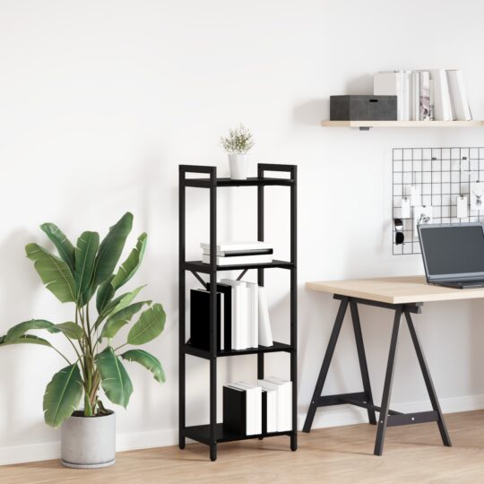 Bibliotecă Stejar negru 40 x 30 x 118 cm Lemn compozit