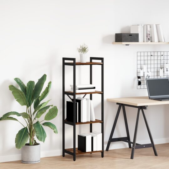 Bibliotecă Stejar afumat 40 x 30 x 118 cm Lemn compozit