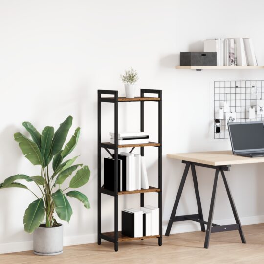 Bibliotecă Lemn vechi 40 x 30 x 118 cm Lemn compozit