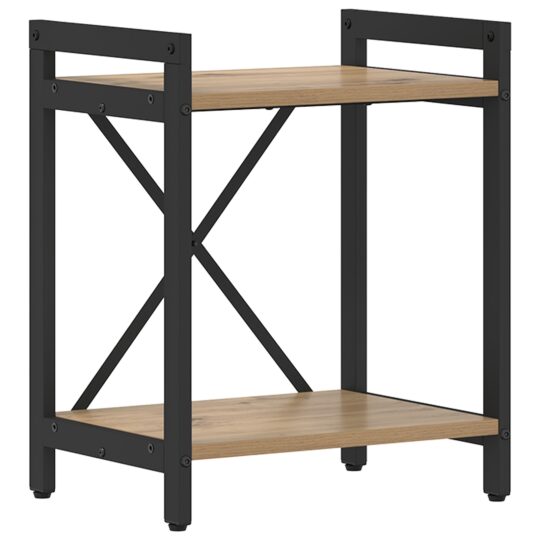 Alternative view of Bibliotecă stejar artizanal 40 x 30 x 48.5 cm Lemn compozit