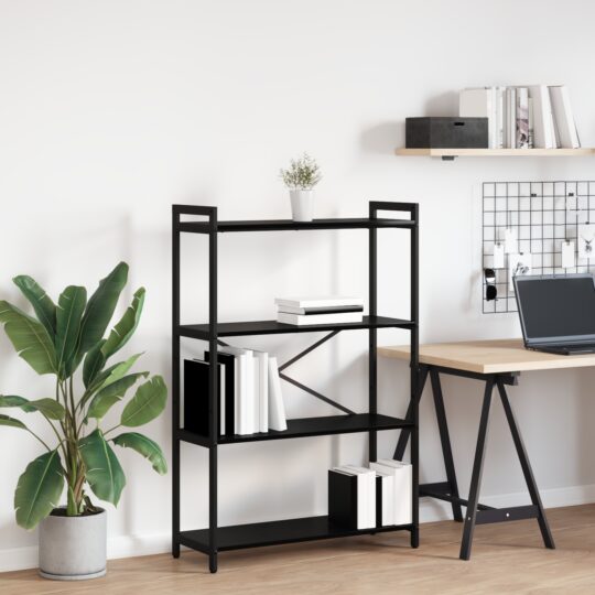 Bibliotecă Stejar negru 80 x 30 x 118 cm Lemn compozit