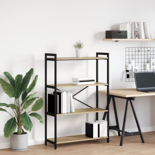 Bibliotecă Stejar sonoma 80 x 30 x 118 cm Lemn compozit