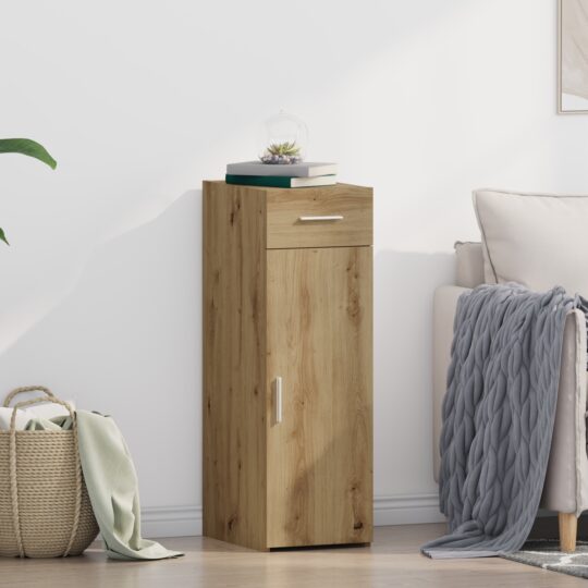 Bufet stejar artizanal 30 x 42.5 x 93 cm Lemn compozit