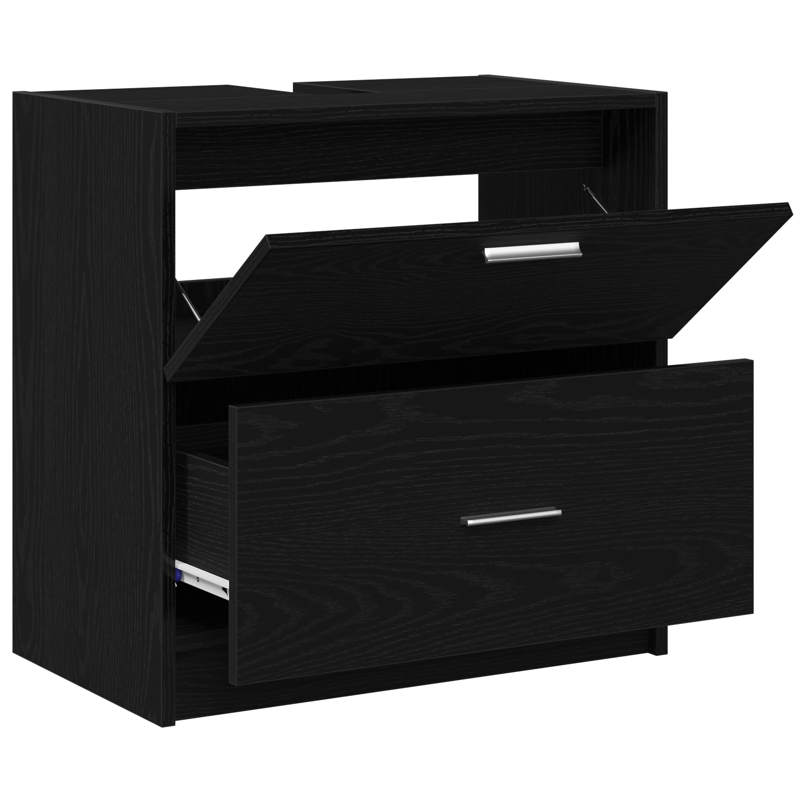 868823 5 Dulap pentru Chiuvetă cu sertar Stejar Negru 59 x 37 x 59 cm Dulap pentru Chiuvetă cu sertar Stejar Negru 59 x 37 x 59 cm - imagine 5