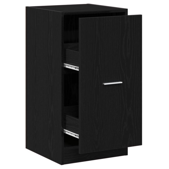 Alternative view of Cabinet de Apotecă Stejar negru 40 x 41 x 77.5 cm Lemn compozit
