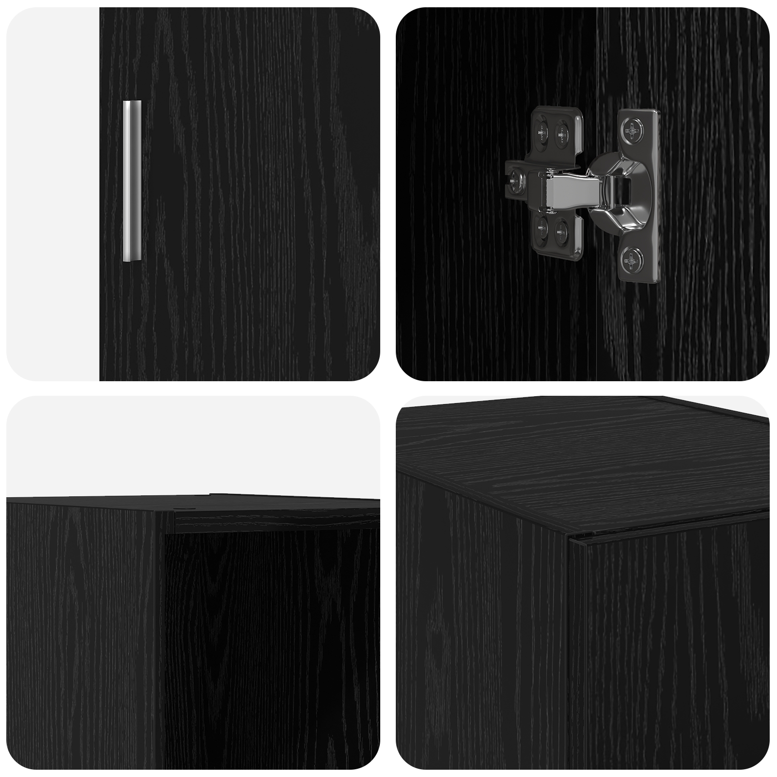 869149 8 Dulap de perete Stejar negru 30 x 42.5 x 40 cm Lemn compozit Dulap de perete Stejar negru 30 x 42.5 x 40 cm Lemn compozit - imagine 8