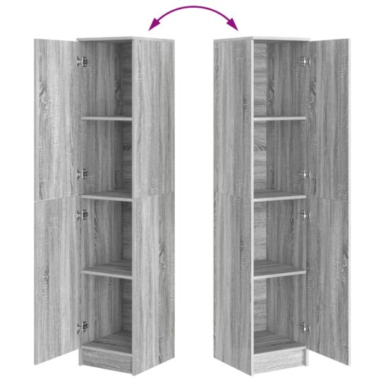 869335 10 Rafturi sonoma gri 35 x 39 x 168 cm Lemn compozit 869335 10