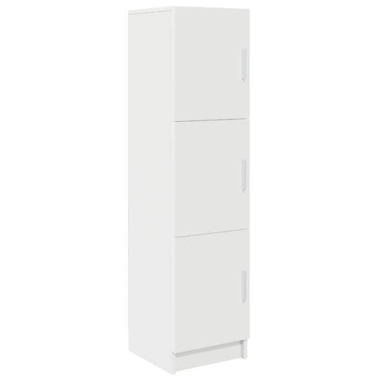 Alternative view of Highboard Alb 31.5 x 32 x 124 cm Lemn compozit