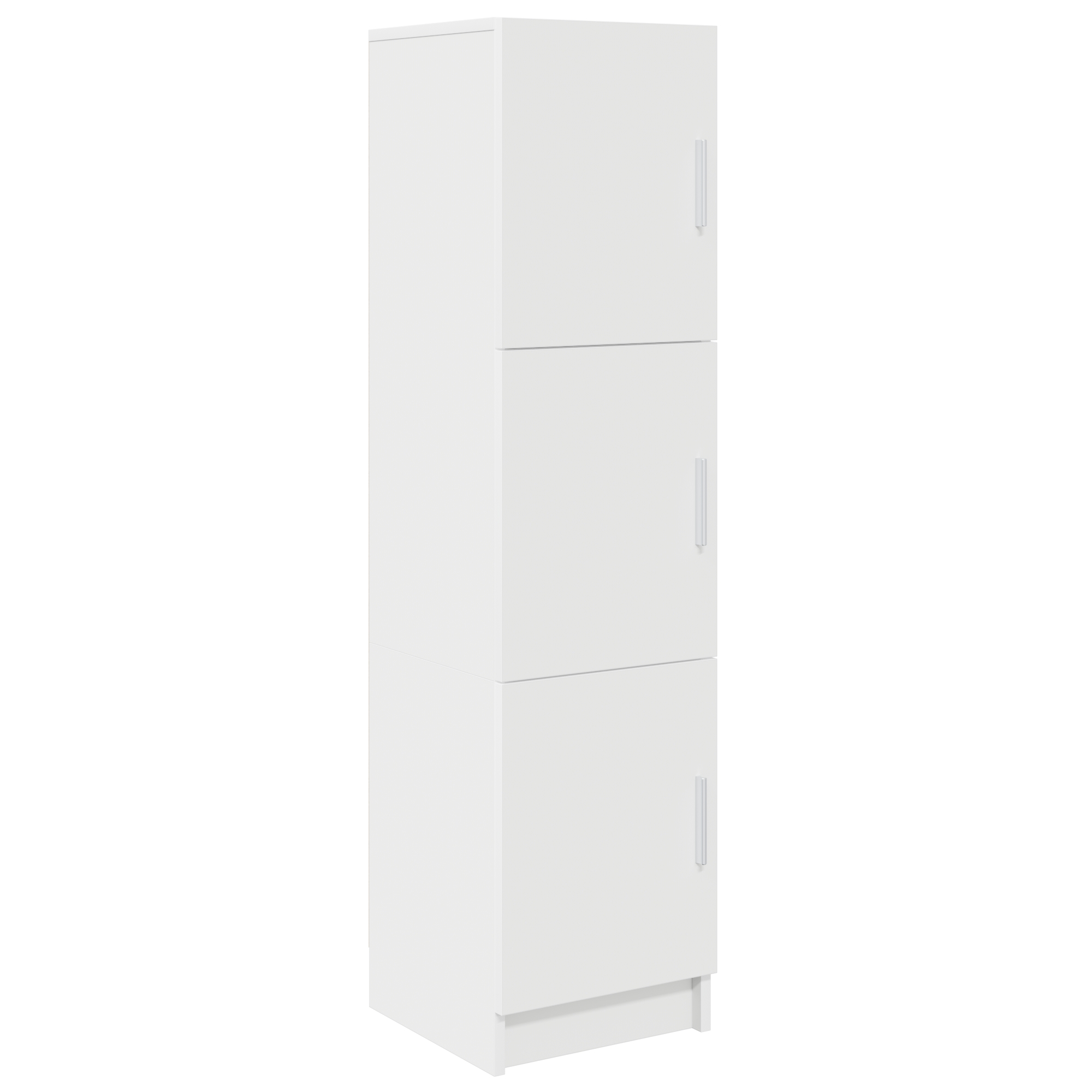 869346 2 Highboard Alb 31.5 x 32 x 124 cm Lemn compozit Highboard Alb 31.5 x 32 x 124 cm Lemn compozit - imagine 2