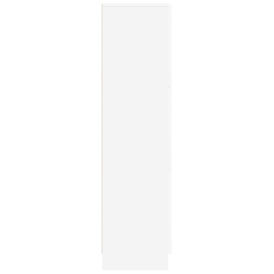 869346 6 Highboard Alb 31.5 x 32 x 124 cm Lemn compozit 869346 6