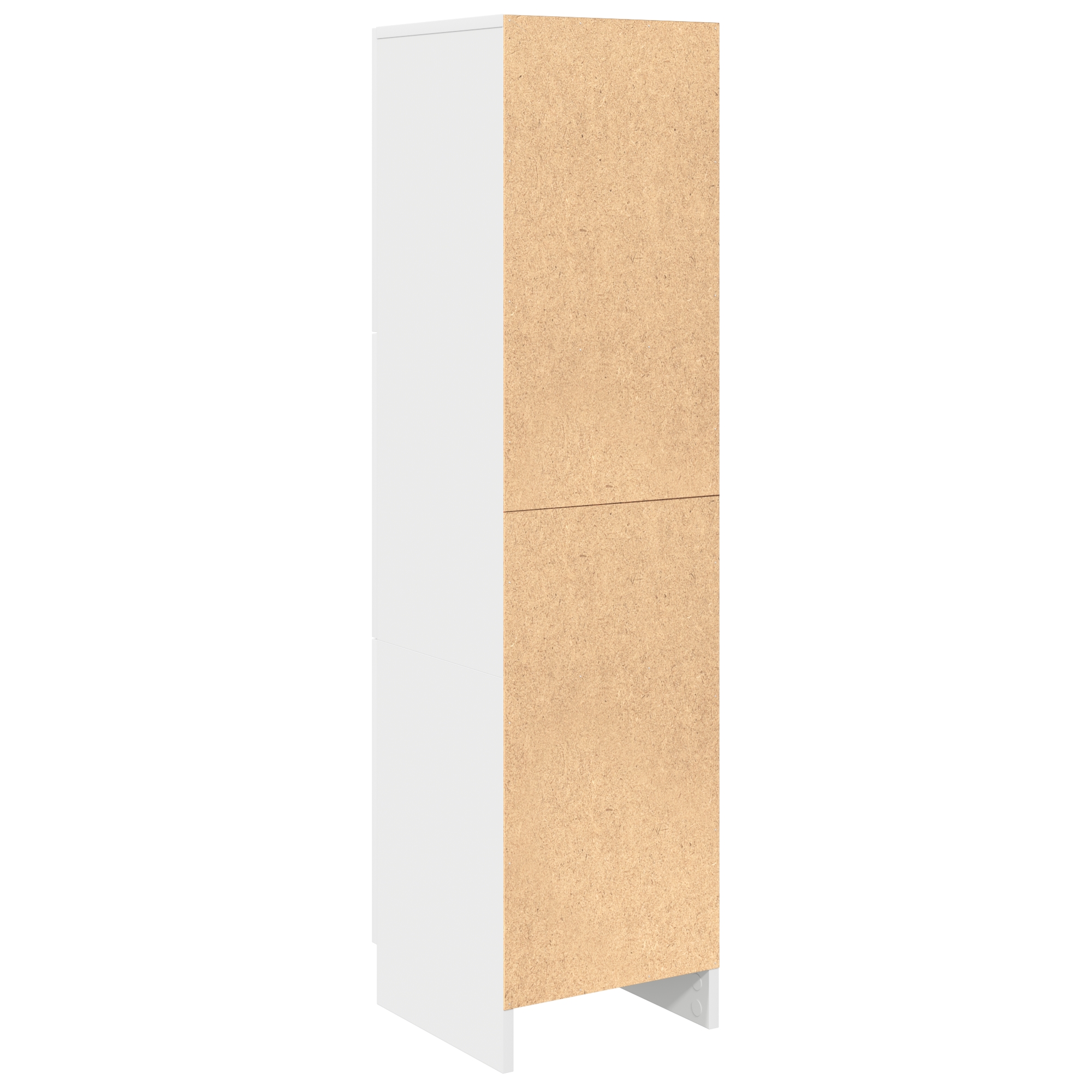 869346 7 Highboard Alb 31.5 x 32 x 124 cm Lemn compozit Highboard Alb 31.5 x 32 x 124 cm Lemn compozit - imagine 7