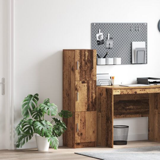 Sideboard Maro Lemn vechi Furnir de lemn Compact Sideboard Maro