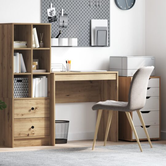 Birou stejar artizanal 80 x 40 x 76 cm Lemn compozit