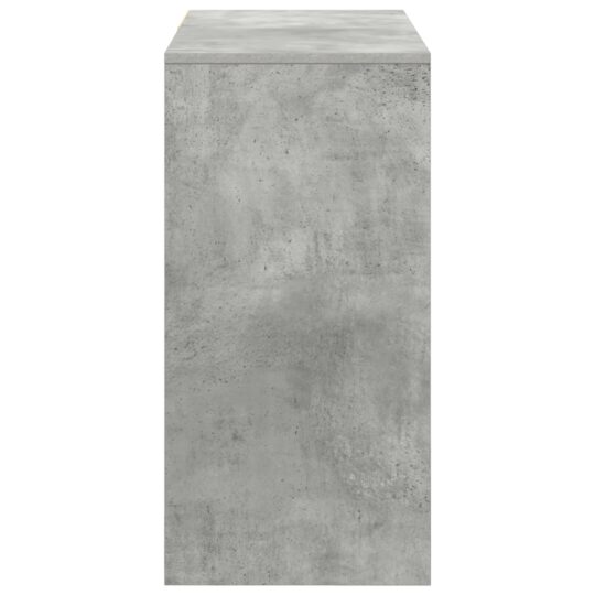 869493 6 Birou cu sertar Gri beton 90 x 37.5 x 75 cm Lemn compozit 869493 6