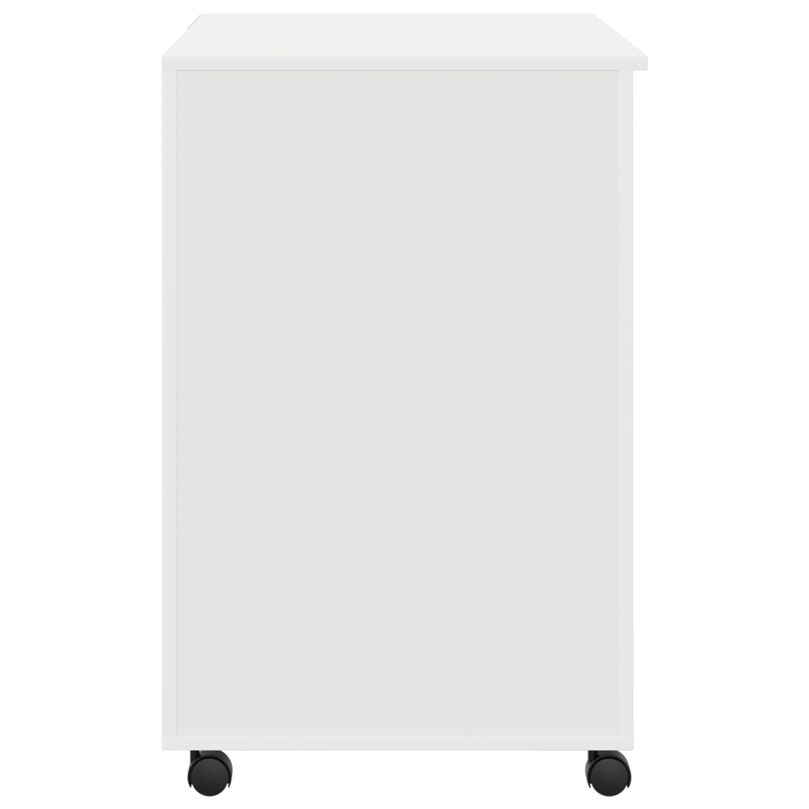 869530 6 Birou cu Roți cu sertar Alb 91 x 50 x 77 cm Lemn compozit Birou cu Roți cu sertar Alb 91 x 50 x 77 cm Lemn compozit - imagine 6