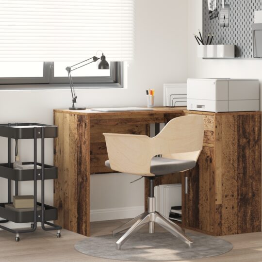 Birou cu raft Lemn vechi 102 x 50 x 75 cm Lemn compozit