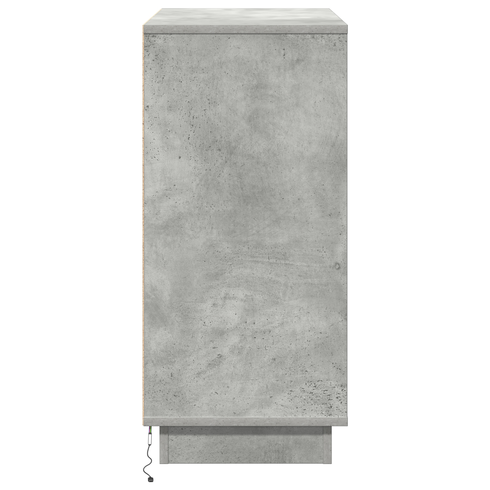 869653 8 Bufet cu LED Gri beton 71 x 34.5 x 75 cm Lemn compozit Bufet cu LED Gri beton 71 x 34.5 x 75 cm Lemn compozit - imagine 8