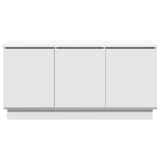 869666 6 Cabinet TV cu LED Alb 100 x 38 x 49 cm Lemn compozit 869666 6