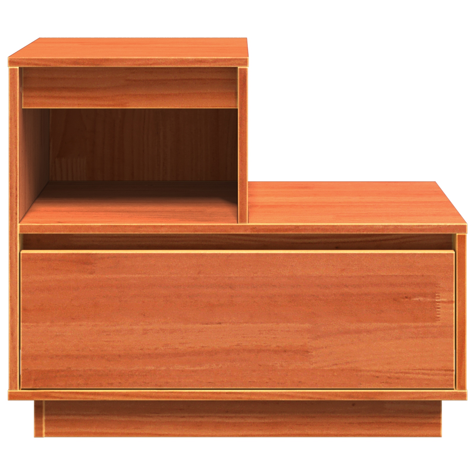 869895 7 Dulap de noapte cu sertar 2 pcs Maro ceruit 60 x 34 x 51 cm Dulap de noapte cu sertar 2 pcs Maro ceruit 60 x 34 x 51 cm - imagine 7