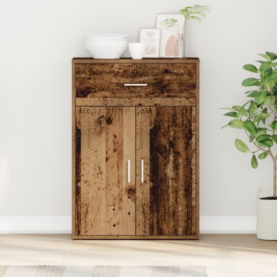 Bufet cu sertar Lemn vechi 79 x 38 x 80 cm Lemn compozit