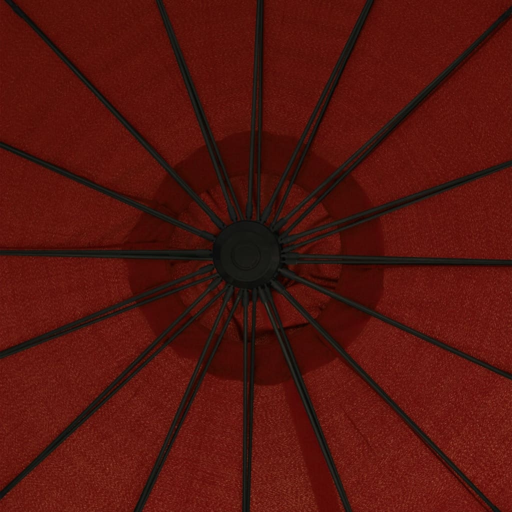 8719883745527 g en hd 7 Umbrelă de soare suspendată, cărămiziu, 3 m, stâlp de aluminiu Umbrelă de soare suspendată, cărămiziu, 3 m, stâlp de aluminiu - imagine 8