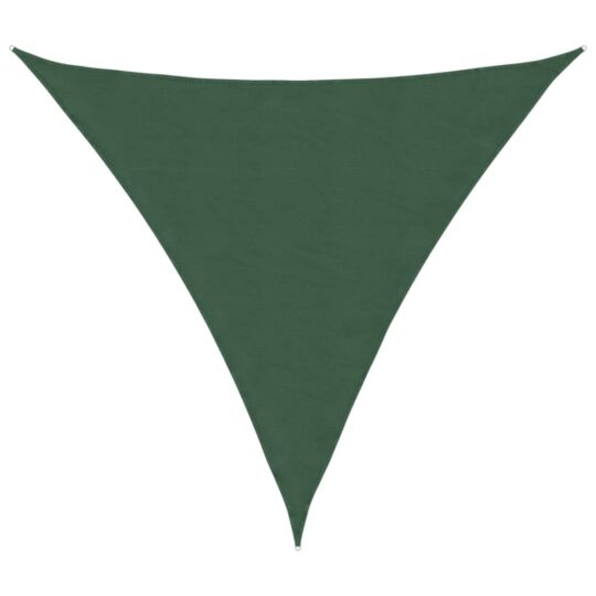 Alternative view of Parasolar, verde închis, 3x3x3 m, țesătură oxford, triunghiular