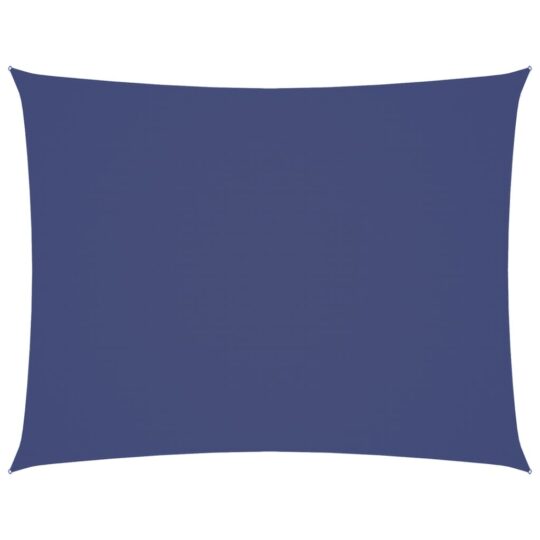 Alternative view of Pânză parasolar albastru 4x6 m țesătură oxford dreptunghiular