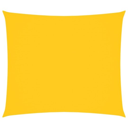 Alternative view of Pânză parasolar galben 2,5x3 m țesătură oxford dreptunghiular