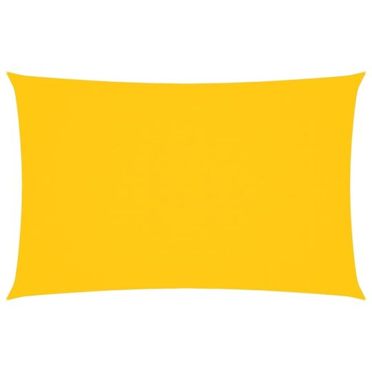 Alternative view of Pânză parasolar galben 2,5x5 m țesătură oxford dreptunghiular