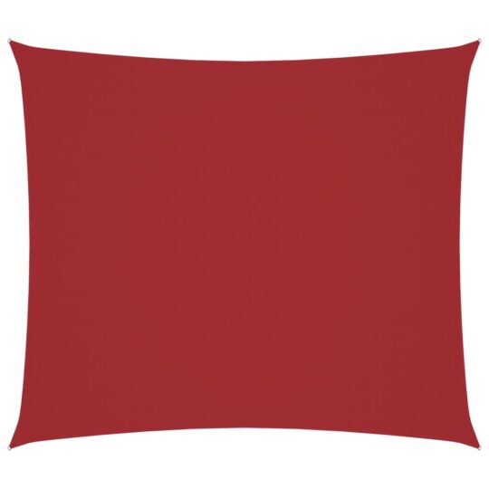 Alternative view of Pânză parasolar, roșu, 2,5x3 m, țesătură oxford, dreptunghiular
