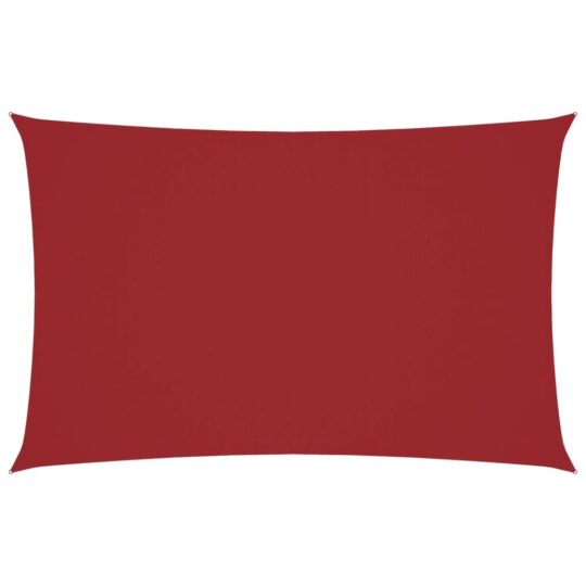 Alternative view of Pânză parasolar, roșu, 2,5x5 m, țesătură oxford, dreptunghiular