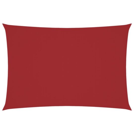 Alternative view of Pânză parasolar, roșu, 3x6 m, țesătură oxford, dreptunghiular