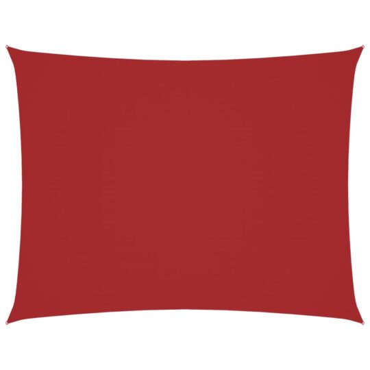 Alternative view of Pânză parasolar, roșu, 4x6 m, țesătură oxford, dreptunghiular