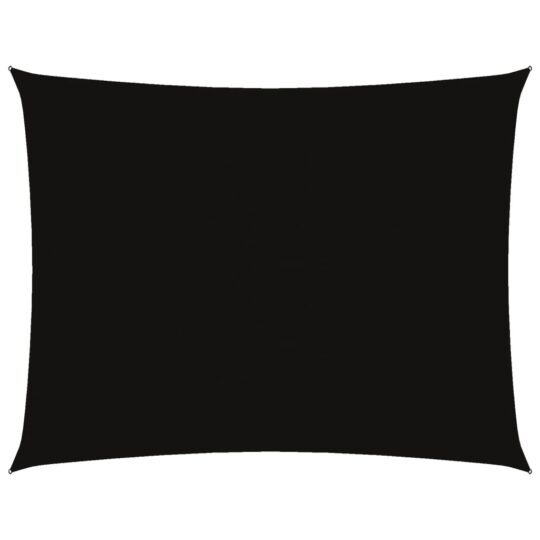 Alternative view of Pânză parasolar, negru, 5x7 m, țesătură oxford, dreptunghiular