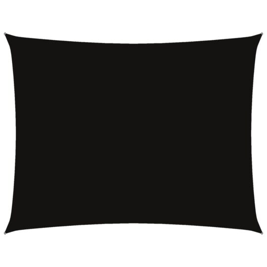 Alternative view of Pânză parasolar, negru, 6x8 m, țesătură oxford, dreptunghiular
