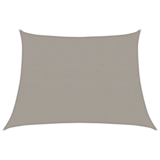 Alternative view of Pânză parasolar, gri deschis, 4/5x3 m, HDPE, 160 g/m², trapez