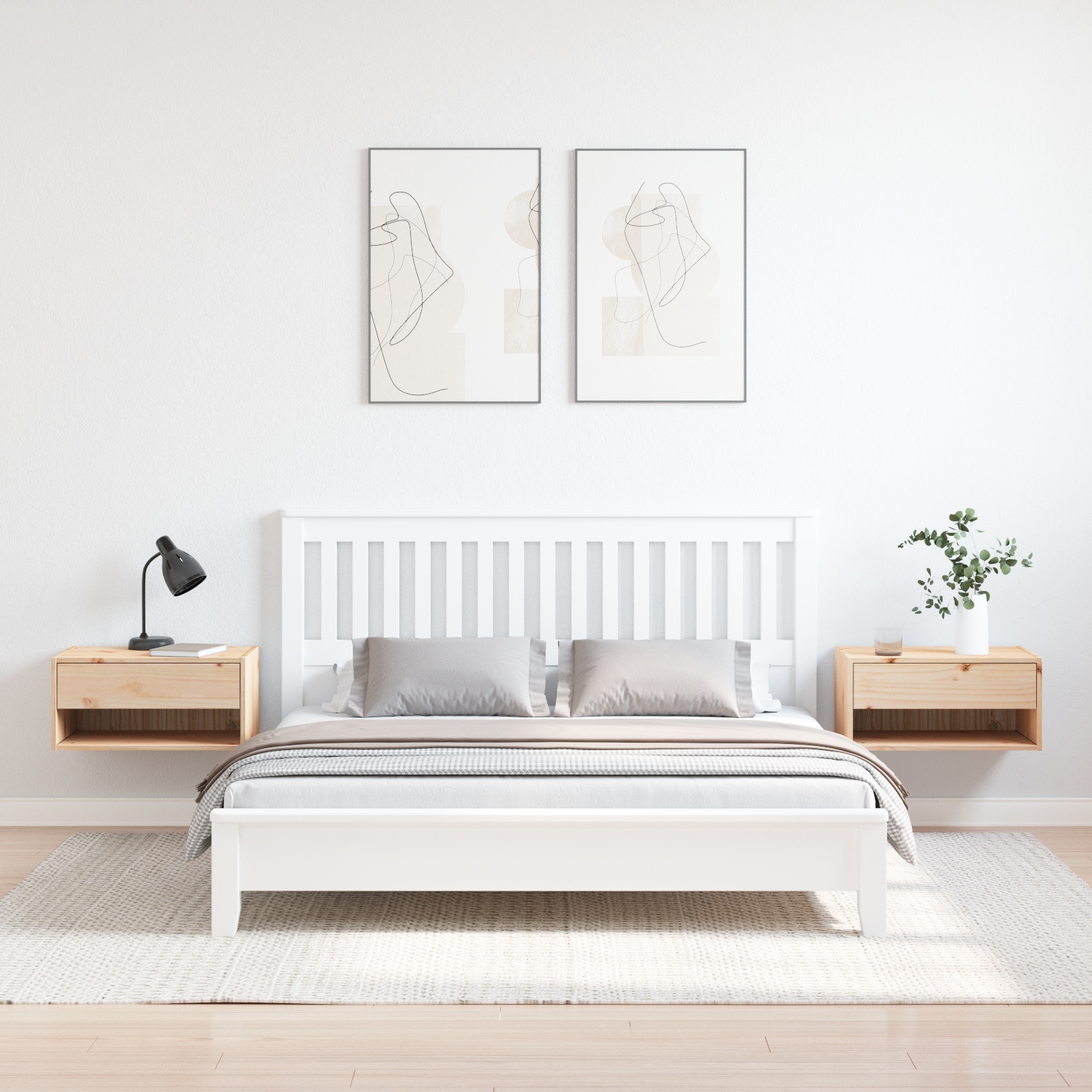 873476 4 Noptieră 2 pcs Maro 50 x 32.5 x 24 cm Lemn masiv de pin Noptieră 2 pcs Maro 50 x 32.5 x 24 cm Lemn masiv de pin - imagine 4