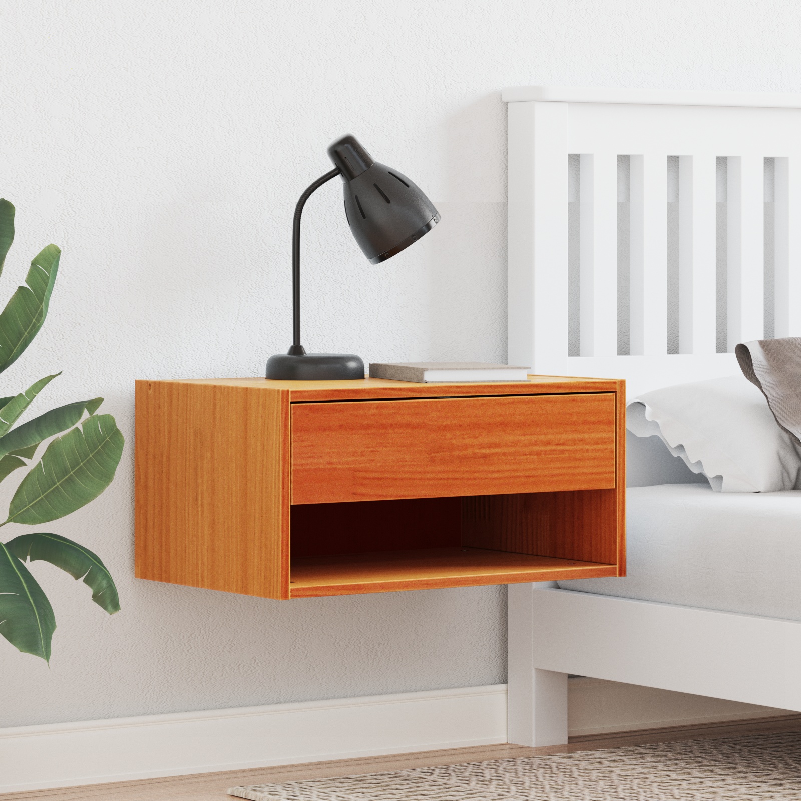 873480 1 Noptieră 2 pcs Maro ceruit 50 x 32.5 x 24 cm Lemn masiv de pin Noptieră 2 pcs Maro ceruit 50 x 32.5 x 24 cm Lemn masiv de pin