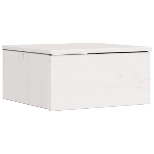 873484 5 Noptieră 2 pcs Alb 37 x 35 x 18.5 cm Lemn masiv de pin 873484 5