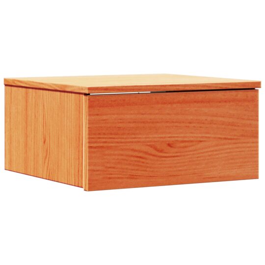 Alternative view of Noptieră Maro ceruit 37 x 35 x 18.5 cm Lemn masiv de pin