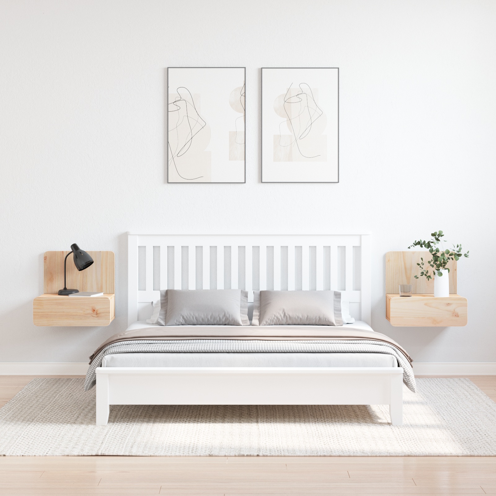 873488 4 Noptieră 2 pcs Maro 44 x 32.5 x 40 cm Lemn masiv de pin Noptieră 2 pcs Maro 44 x 32.5 x 40 cm Lemn masiv de pin - imagine 4