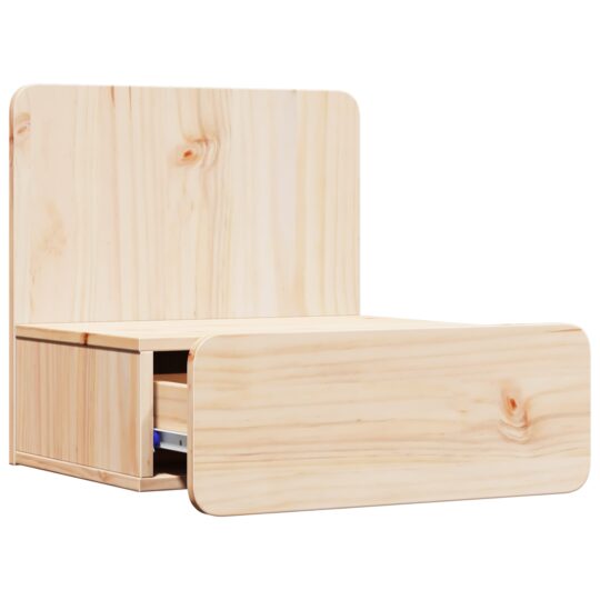 873488 6 Noptieră 2 pcs Maro 44 x 32.5 x 40 cm Lemn masiv de pin 873488 6