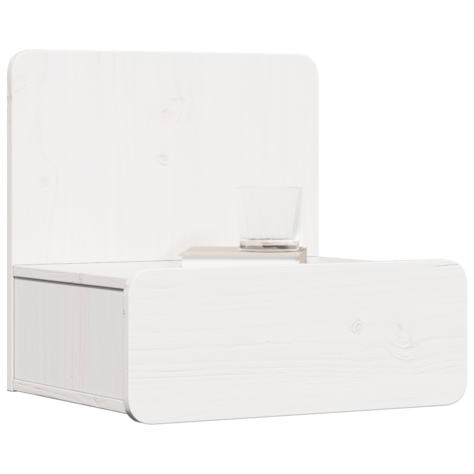 873489 3 Noptieră cu sertar Alb 44 x 32.5 x 40 cm Lemn masiv de pin Noptieră cu sertar Alb 44 x 32.5 x 40 cm Lemn masiv de pin - imagine 3