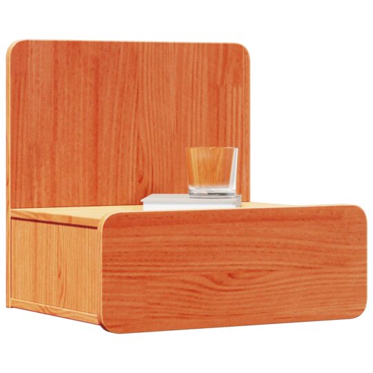 873492 3 Noptieră 2 pcs Maro ceruit 44 x 32.5 x 40 cm Lemn masiv de pin 873492 3