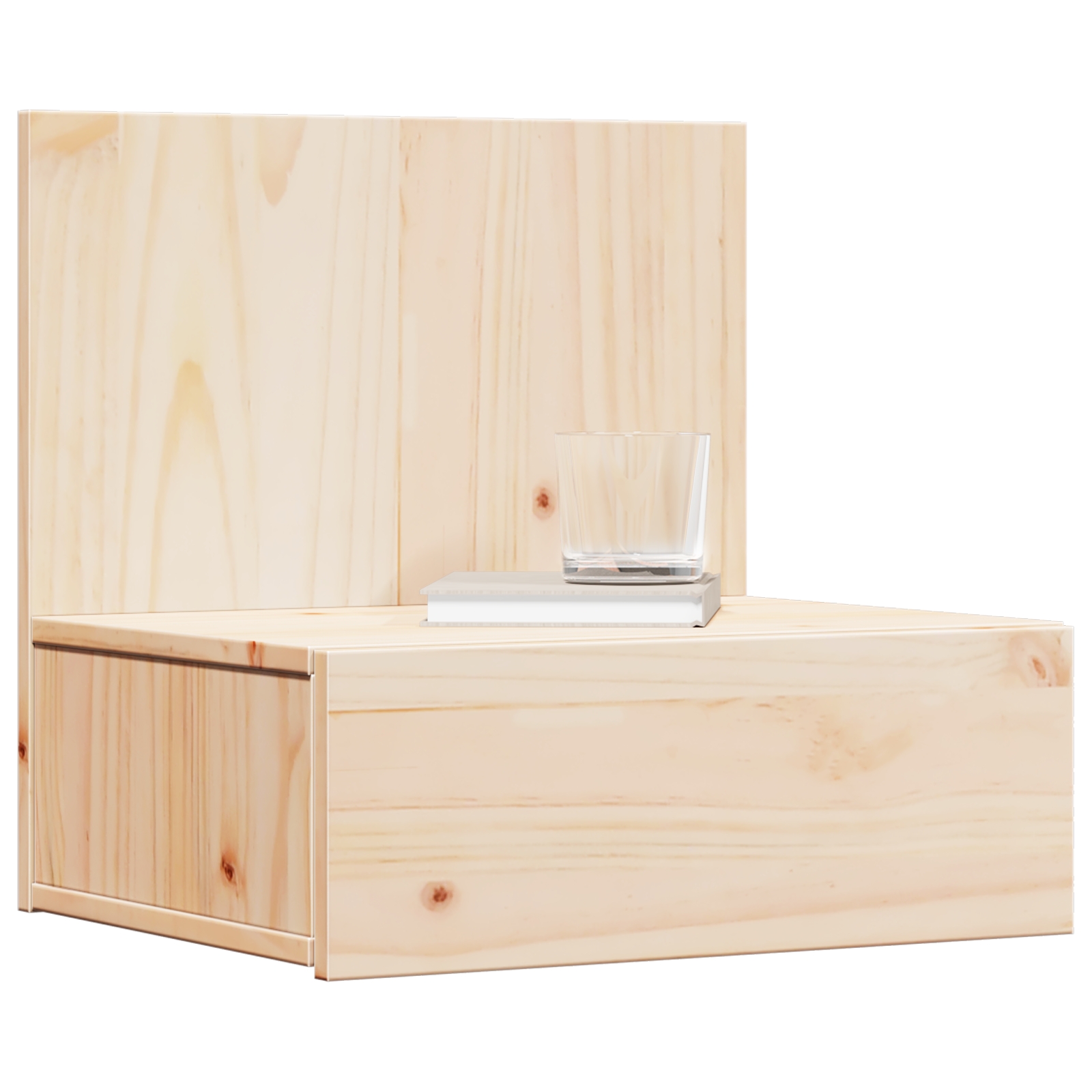 873493 3 Noptieră cu sertar Maro 42 x 32.5 x 40 cm Lemn masiv de pin Noptieră cu sertar Maro 42 x 32.5 x 40 cm Lemn masiv de pin - imagine 3