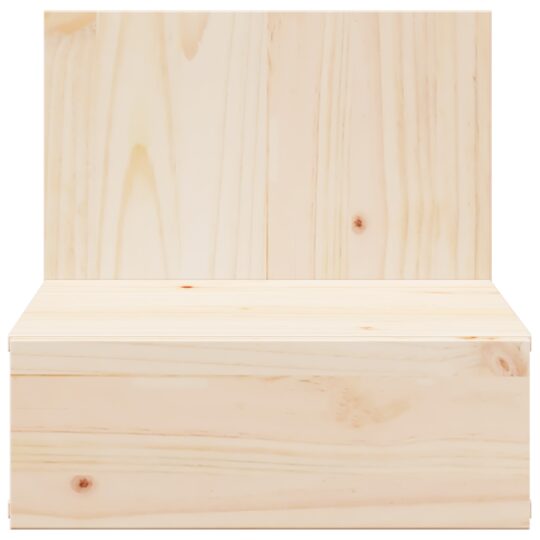 873493 6 Noptieră cu sertar Maro 42 x 32.5 x 40 cm Lemn masiv de pin 873493 6